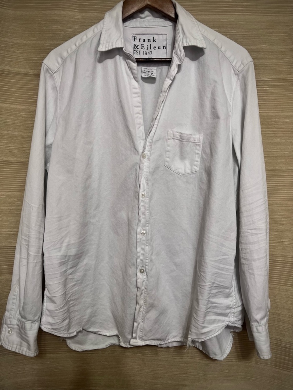 ❌SOLD❌Frank & Eileen Eileen Famous Denim Button Up Shirt XL Relaxed Fit Cotton